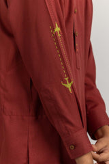 Rust Styling Kurta KR-KSTY24-008