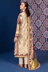 3 Piece Khaddar Printed Unstitched Suit K-32017