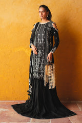 3 Piece Unstitched Embroidered Lawn Suit with Embroidered Chiffon Dupatta PM-52023