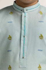 Sky Blue Styling Kurta KR-KSTY24-012