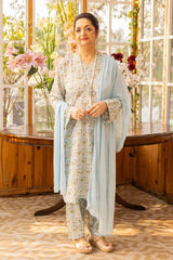 Printed Lawn Unstitched Shirt SL-42001