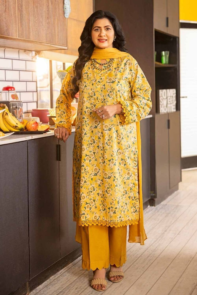 Printed Lawn Unstitched Shirt SL-42007