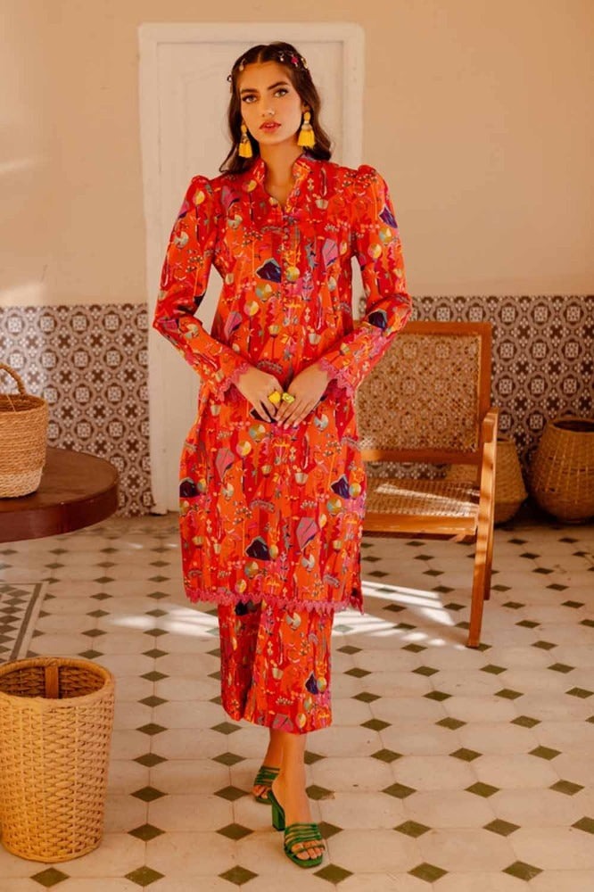 Printed Lawn Unstitched Shirt SL-42020