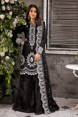 3 Piece Embroidered Lawn Unstitched Suit with Embroidered Paper Cotton Dupatta SP-42003