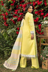 3 Piece Embroidered Lawn Unstitched Suit with Jacquard Dupatta SP-42004
