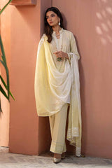 3 Piece Lacquer Printed Embroidered Lawn Unstitched Suit with Lacquer Printed Paper Cotton Dupatta SP-42016