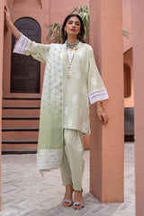 3 Piece Lacquer Printed Embroidered Lawn Unstitched Suit with Lacquer Printed Paper Cotton Dupatta SP-42019