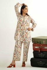 2 Piece Printed Unstitched Lawn Suit TL-42008
