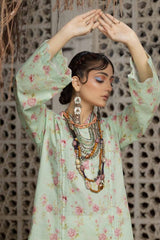 2 Piece Printed Lawn Unstitched Suit with Croatia Laces TL-42011