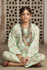 2 Piece Printed Lawn Unstitched Suit with Croatia Laces TL-42011