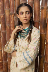 2 Piece Printed Lawn Unstitched Suit with Croatia Laces TL-42013