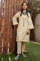 2 Piece Printed Lawn Unstitched Suit with Croatia Laces TL-42013