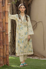2 Piece Embroidered Printed Lawn Unstitched Suit with Croatia Laces TL-42015