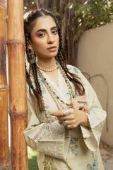 2 Piece Embroidered Printed Lawn Unstitched Suit with Croatia Laces TL-42015