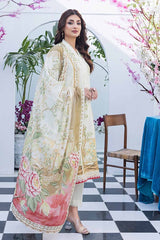 2 Piece Printed Unstitched Lawn Suit TL-42034