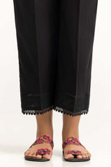 Black Dyed Cambric Embelished Trouser TR-24-05
