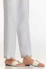 Black Rawsilk Embroidered Trouser TR-24-25