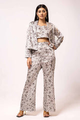 2 Piece Unstitched Printed Silk Suit TS-42009
