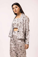 2 Piece Unstitched Printed Silk Suit TS-42009