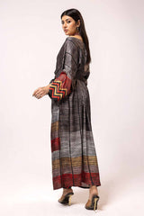 2 Piece Unstitched Printed Silk Suit TS-42010