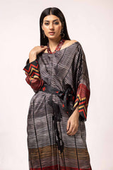 2 Piece Unstitched Printed Silk Suit TS-42010