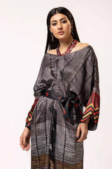 2 Piece Unstitched Printed Silk Suit TS-42010