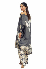 2 Piece Unstitched Printed Silk Suit TS-42011