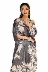 2 Piece Unstitched Printed Silk Suit TS-42011
