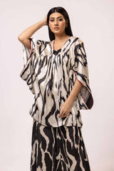 2 Piece Unstitched Printed Silk Suit TS-42012