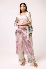 2 Piece Unstitched Printed Silk Suit TS-42014
