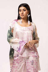 2 Piece Unstitched Printed Silk Suit TS-42014
