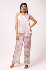 2 Piece Unstitched Printed Silk Suit TS-42014