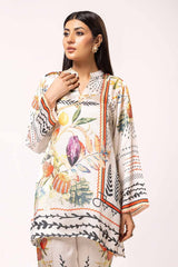2 Piece Unstitched Printed Silk Suit TS-42015