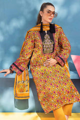 2 Piece Embroidered Printed Lawn Unstitched Suit  TL-32081
