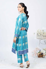 Printed Twill Linen Unstitched Shirt WNSS-32013