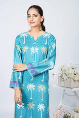 Printed Twill Linen Unstitched Shirt WNSS-32013