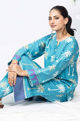 Printed Twill Linen Unstitched Shirt WNSS-32013