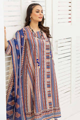 3 Piece Printed Lawn Unstitched Suit CL-32585 B