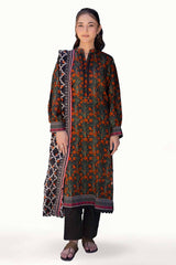 3 Piece Unstitched Printed Lawn Suit CLP-42161