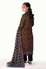 3 Piece Unstitched Printed Lawn Suit CLP-42161
