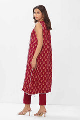 1 Piece Unstitched Printed Linen Shirt VS-42001