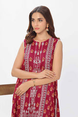 1 Piece Unstitched Printed Linen Shirt VS-42001