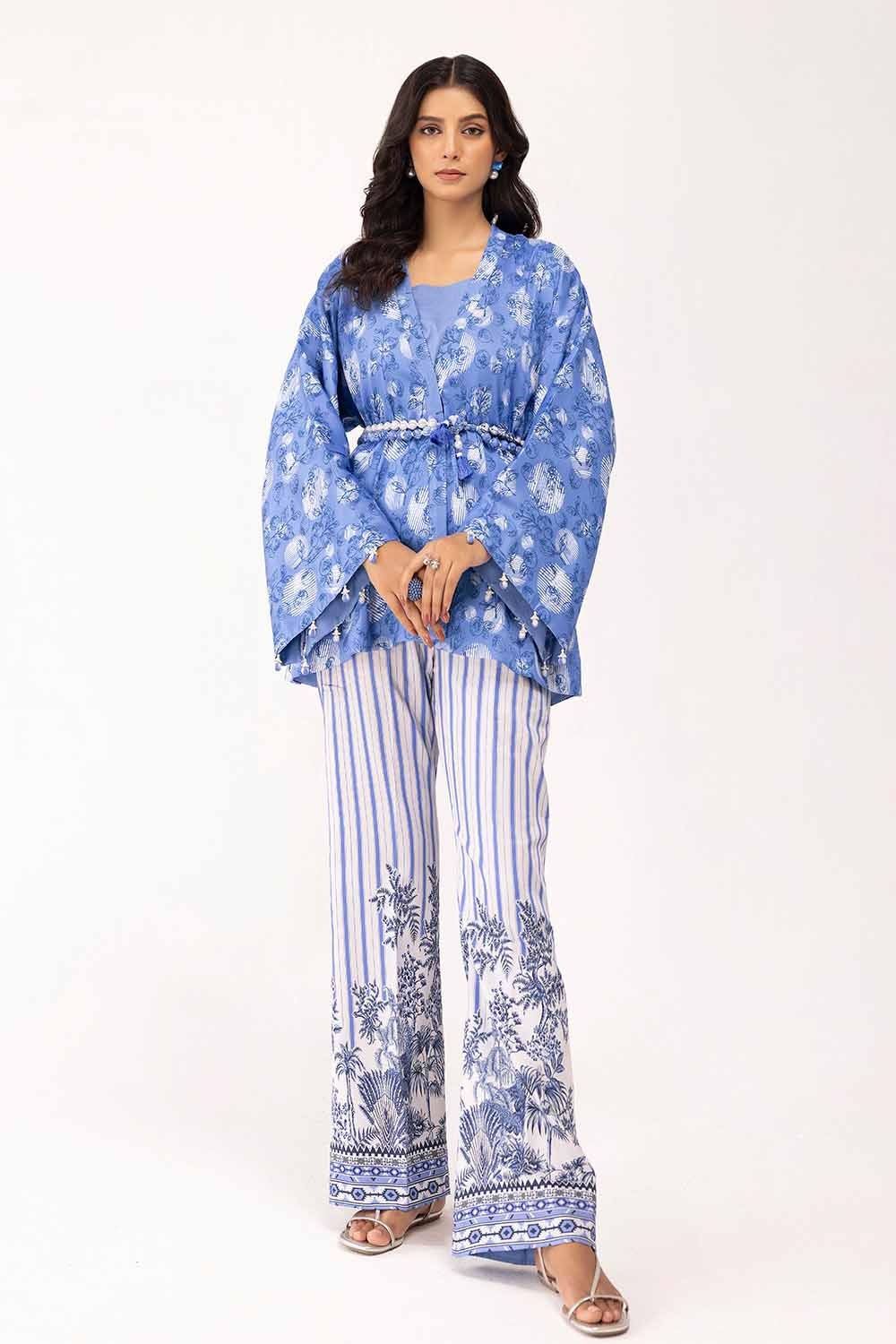 2 Piece Unstitched Printed Cotail Suit VT-42004