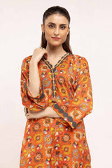 2 Piece Unstitched Printed Linen Suit VT-42010