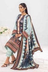 3 Piece Printed Cotail Unstitched Suit WNS-32209 B