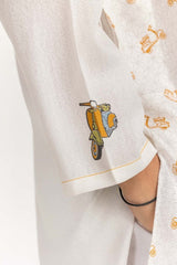 White Styling Kurta KR-KSTY24-004
