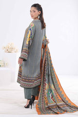 3 Piece Printed Cotail Unstitched Suit WNS-32297 B