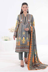 3 Piece Printed Cotail Unstitched Suit WNS-32297 B