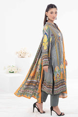 3 Piece Printed Cotail Unstitched Suit WNS-32297 B