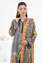3 Piece Printed Cotail Unstitched Suit WNS-32297 B